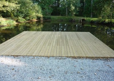 planchers de terrasse en bois autoclave