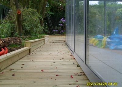 planchers de terrasse en bois autoclave