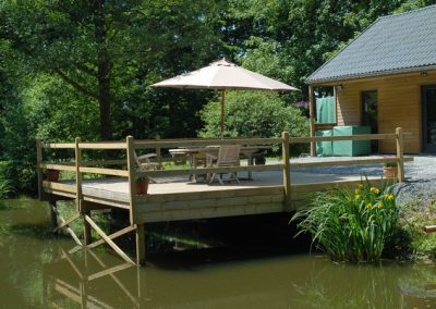 planchers de terrasse en bois autoclave