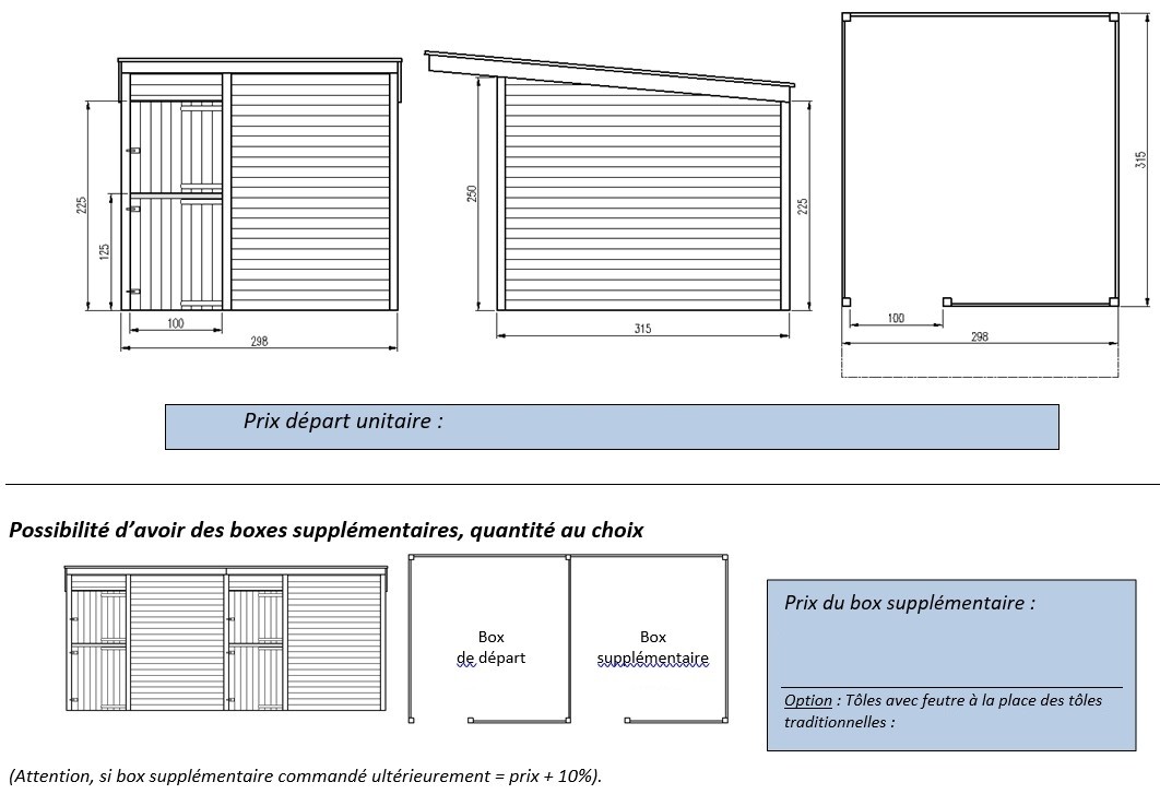 Boxes pour chevaux en kit BLEHEN — free download