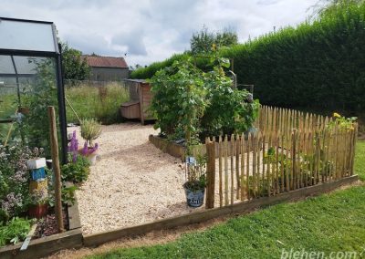 cloture en rouleaux de châtaignier ganivelles